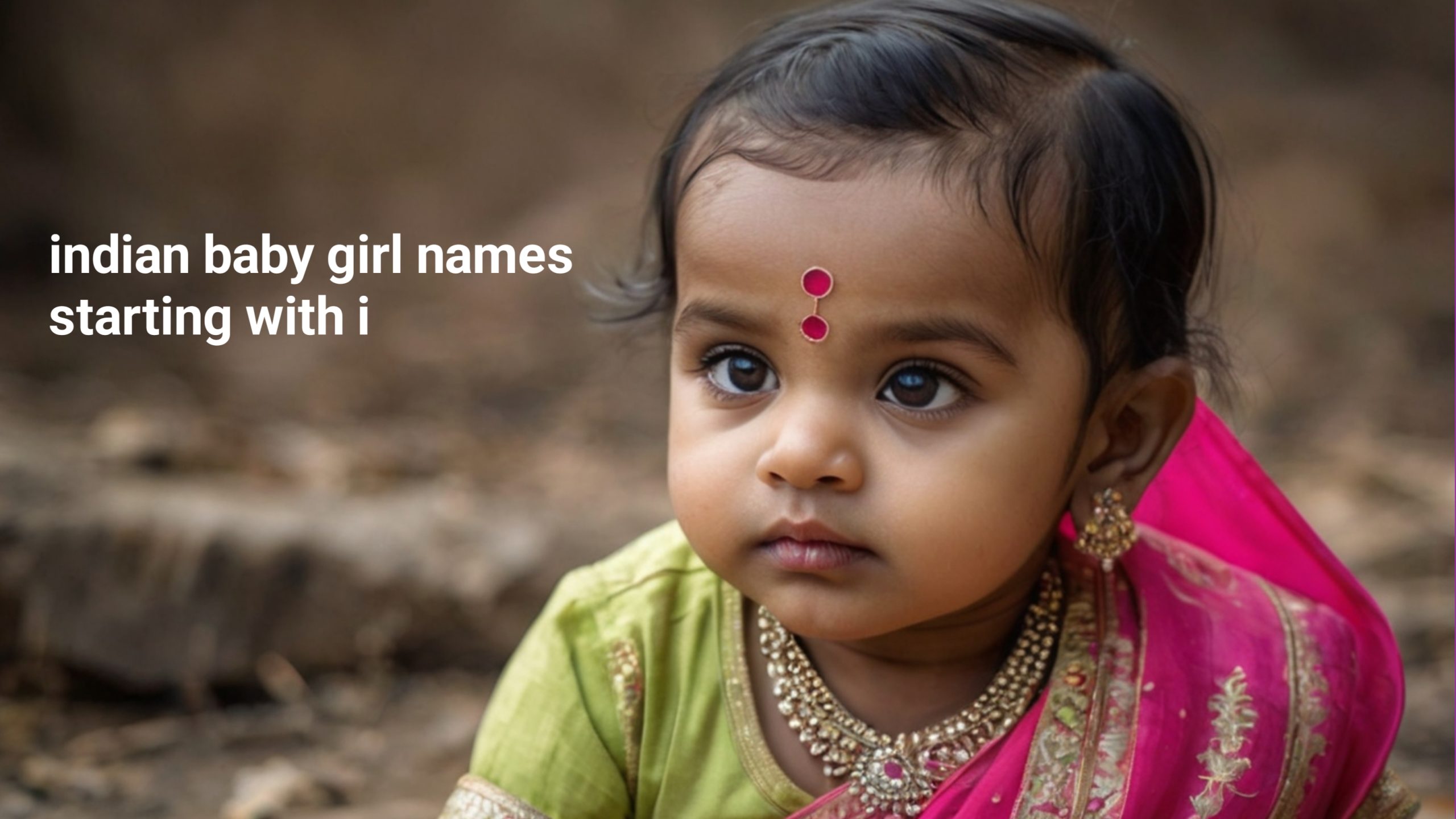 indian baby girl names starting with i