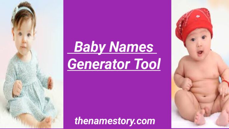 Baby Names Generator